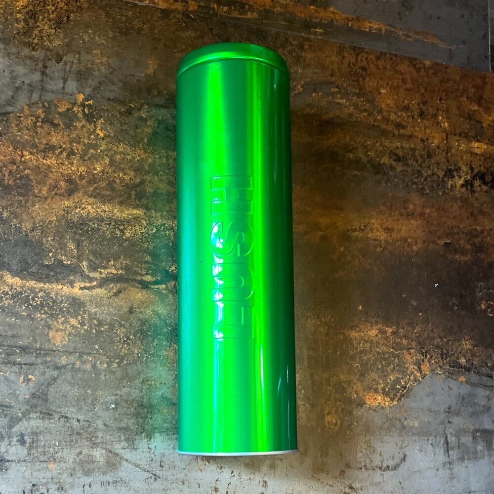 LUSH Empty Green Cylinder Tin for Bath Bomb/Product Storage/Gifting/Display #3
